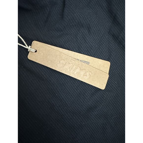 SKIMS Onyx Spaghetti Straps Sleeveless Maxi Dress Size Large New - Picture 3 of 7